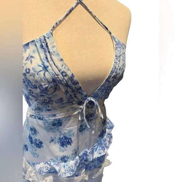 For Love & Lemons Rosalyn Maxi Dress Size XS NWT - Picture 7 of 14